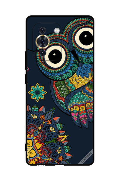 Covernex غطاء حماية لهاتف هواوي نوفا 10 بتصميم بومة زهرية