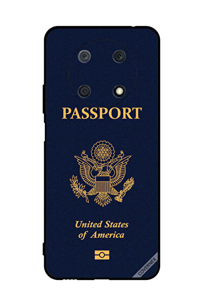 Covernex غطاء حماية لهاتف هواوي نوفا واي 90 بنمط جواز السفر الأمريكي
