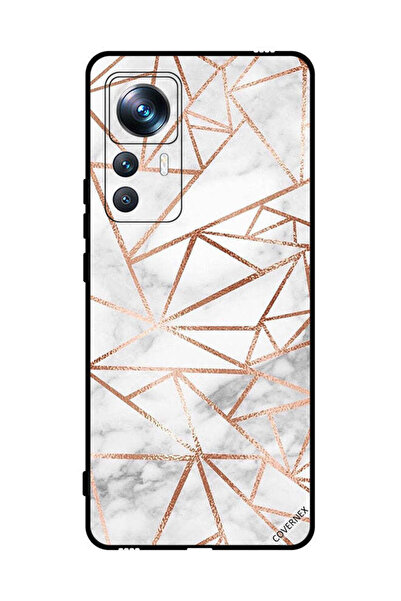 Covernex غطاء حماية لهاتف Xiaomi 12T Pro بنمط رخامي وورق جدران