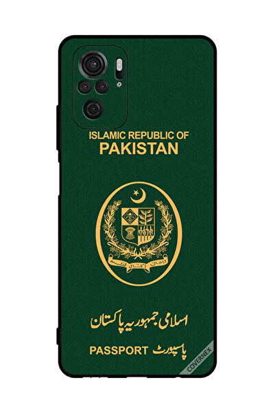 Covernex غطاء حماية لهاتف شاومي ريدمي نوت 10 إس 4 جي بنمط جواز سفر باكستاني