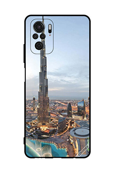 Covernex غطاء حماية لهاتف شاومي ريدمي نوت 10 إس 4 جي، منظر جميل لوسط مدينة دبي