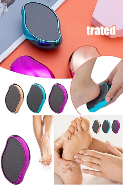 bloomplus Kristal Ölü Deri Sökücü ve Ayak Bakım Ürünü Kırılmaz Ayak Topuk Törpü Ponza Taşı Törpü