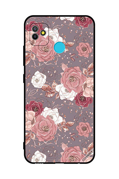 Covernex غطاء حماية لهاتف تكنو بوب 5 بنقشة زهور