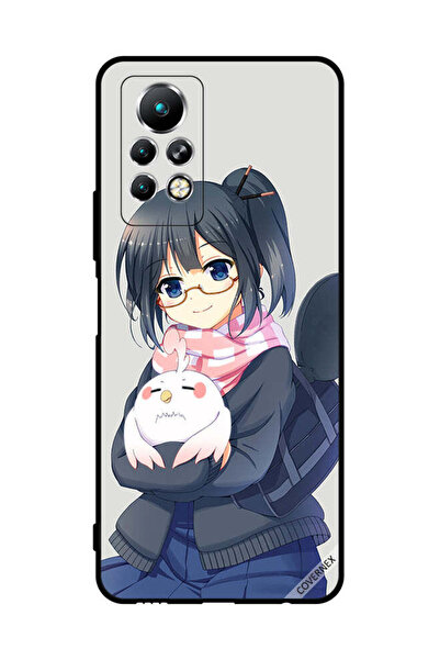 Covernex غطاء حماية لهاتف Infinix Note 11 Pro فتاة تحمل حيوانًا أليفًا