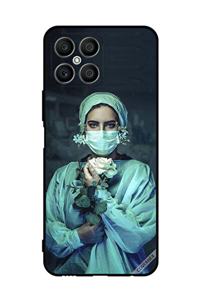 Covernex Protective Case Cover For Honor X8 Nurse Holding Flower