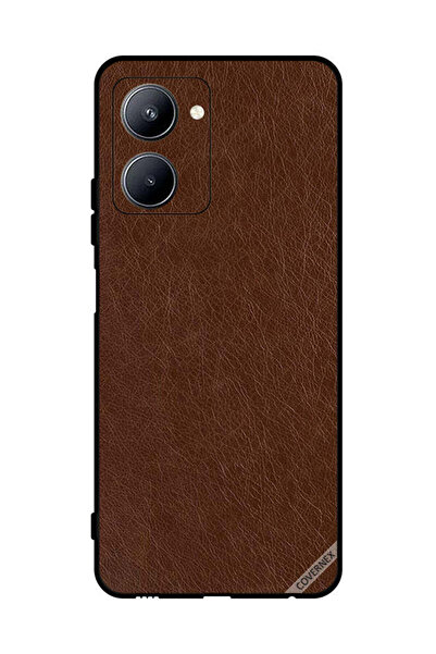 Covernex غطاء حماية لهاتف Realme C33 بنمط جلدي