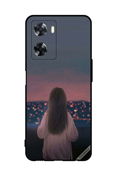 Covernex غطاء حماية لهاتف Oppo A77s بنقشة فتاة واقفة