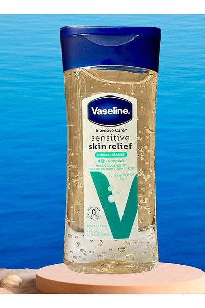 Vaseline Intensive Care Sensitive Skin Relief Body Oil 200ml