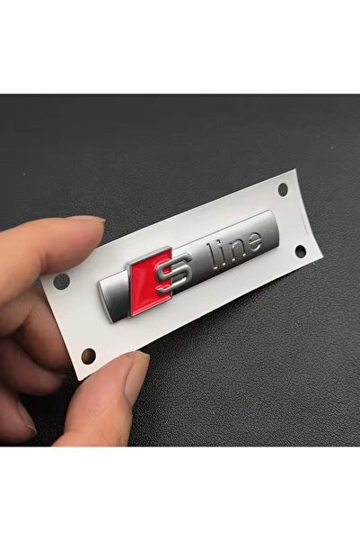 ABT Audi S Line Logo Metal Mat Krom Çamurluk Sline Arma A3 A4 A5 A6 A7