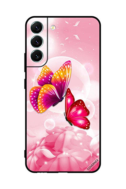 Covernex غطاء حماية لهاتف سامسونج S22+ 5G برسومات فراشات لطيفة