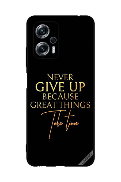 Covernex غطاء حماية لهاتف Xiaomi Redmi Note 11T Pro لا تستسلم أبدًا لأن الأشي...