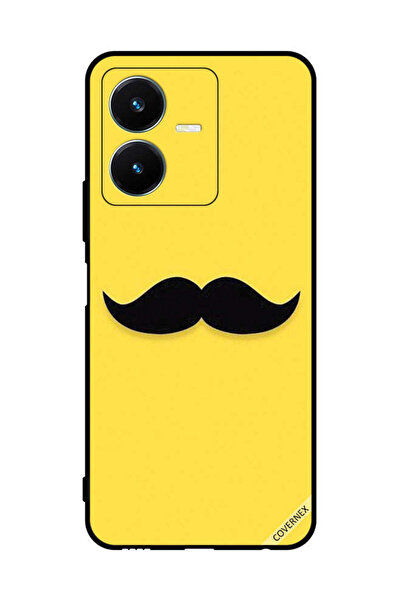 Covernex غطاء حماية لهاتف Vivo Y22s مع قصاصة فنية على شكل شارب