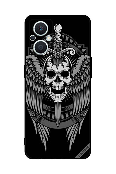 Covernex غطاء حماية لهاتف Oppo Reno 7 Z 5G جمجمة بأجنحة نسر