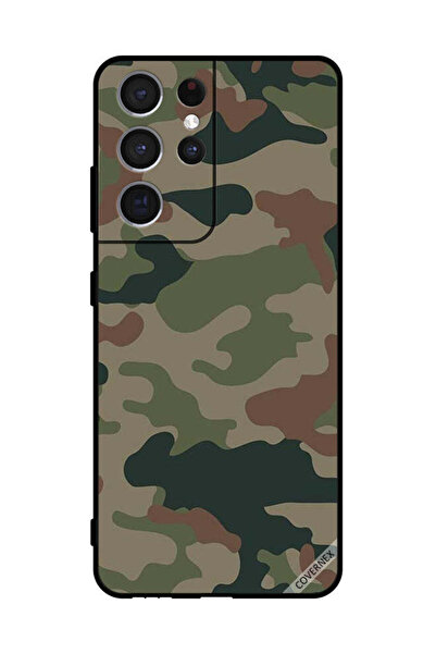 Covernex غطاء حماية لهاتف سامسونج S21 Ultra 5G بنمط مموه