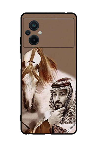 Covernex غطاء حماية لهاتف شاومي بوكو M5 4G محمد بن سلمان أمام حصان