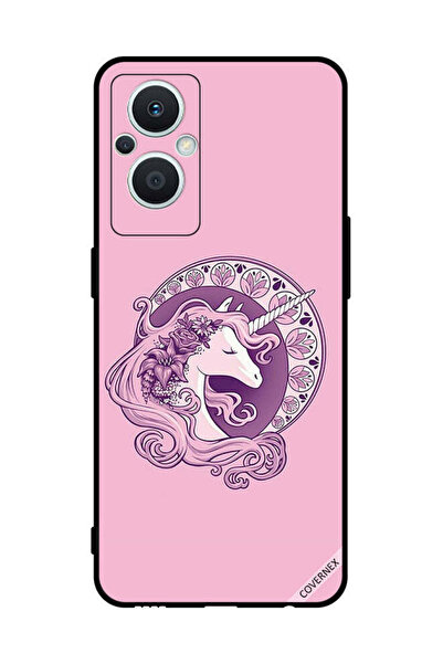 Covernex غطاء حماية لهاتف Oppo Reno 7 Lite برسومات يونيكورن
