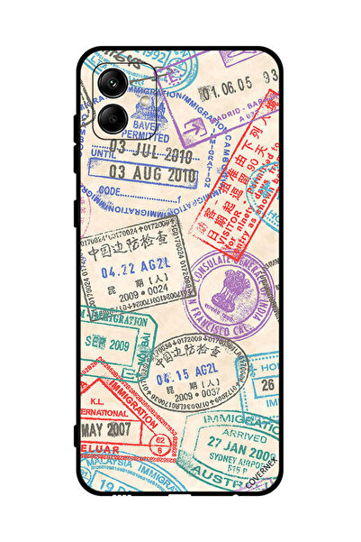 Covernex غطاء حماية لهاتف سامسونج جالاكسي A04 4G بنمط طوابع السفر