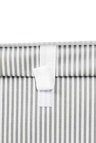 Tex Republic (3 ADET) Çok Amaçlı Kapaklı Kutu Saklama Kutusu Mini Boy Tela 40*30*26 Cm