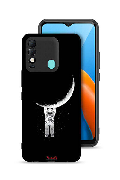 Tolwak غطاء حماية لهاتف تكنو سبارك 8 معلق على سطح القمر