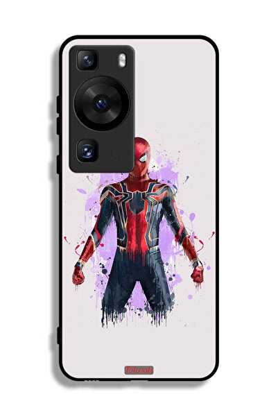 Tolwak غطاء حماية لهاتف Huawei P60 بتصميم العنكبوت الحديدي