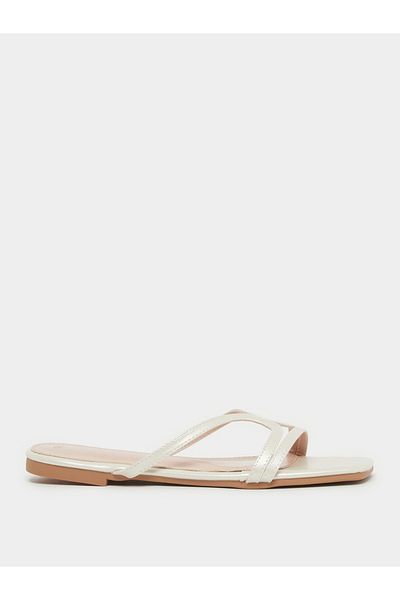Styli Multi Strap Open Toe Flat Sandals