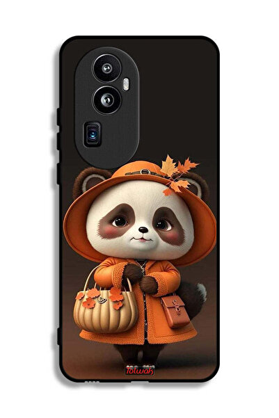 Tolwak غطاء حماية لهاتف Oppo Reno10 Pro Plus بتصميم سيدة الباندا اللطيفة