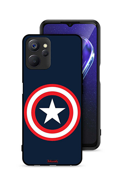 Tolwak Realme 9i 5G Protective Case Cover Captain America