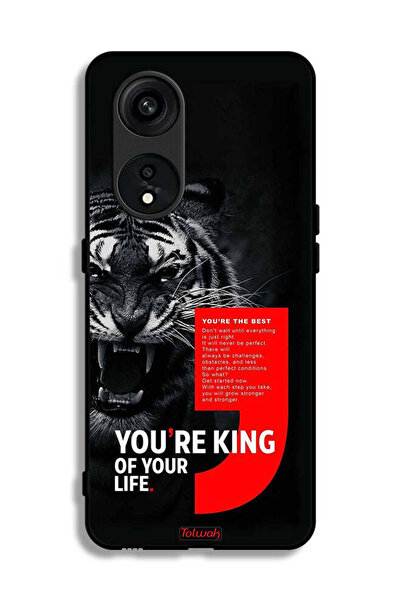 Tolwak غطاء حماية لهاتف Oppo Reno 8T 5G أنت ملك حياتك