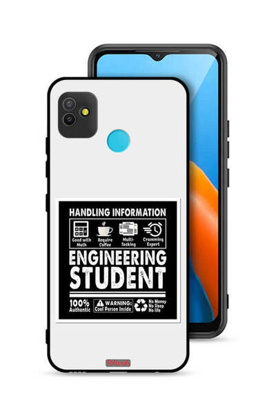 Tolwak غطاء حماية لهاتف تكنو بوب 5، ملصق طالب هندسة