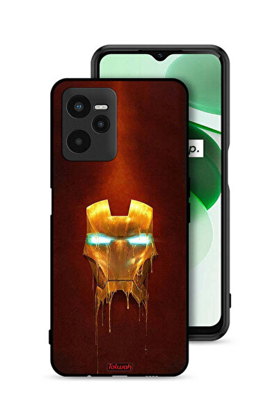 Tolwak غطاء حماية لهاتف Realme C35 من Iron Man Marvel Comics