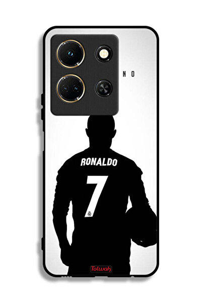 Tolwak غطاء حماية لهاتف إنفينيكس نوت 30 بقناع كريستيانو رونالدو