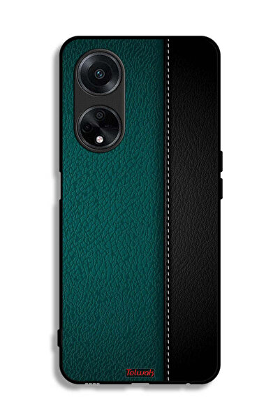 Tolwak غطاء حماية جلدي بنمط لهاتف Oppo A1 5G