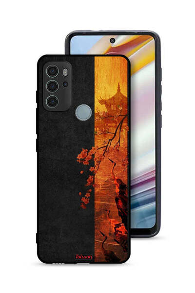 Tolwak غطاء حماية موتورولا موتو جي 60 إس بألوان الخريف الفنية