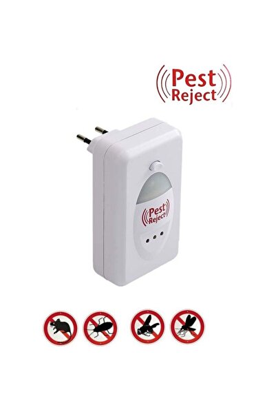 Coverzone Fişli Elektronik Ultrasonik Elektromanyetik Fare Haşere Kovucu Toks...