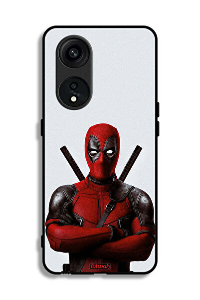 Tolwak غطاء حماية لهاتف Oppo Reno 8T 5G بتصميم Deadpool