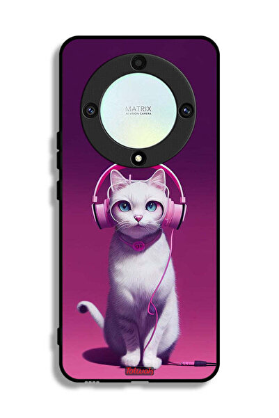 Tolwak غطاء حماية لهاتف Honor X9a بتصميم قطة لطيفة