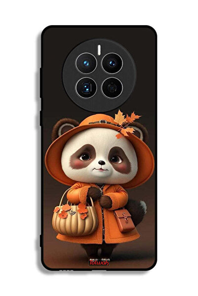 Tolwak غطاء حماية لهاتف هواوي ميت 50 إي بتصميم سيدة الباندا اللطيفة
