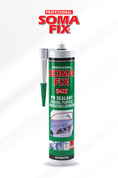 Somafix S424 PU Mastik Gri 280 ML | Yüksek Performanslı Çok Amaçlı Dolgu | Es...