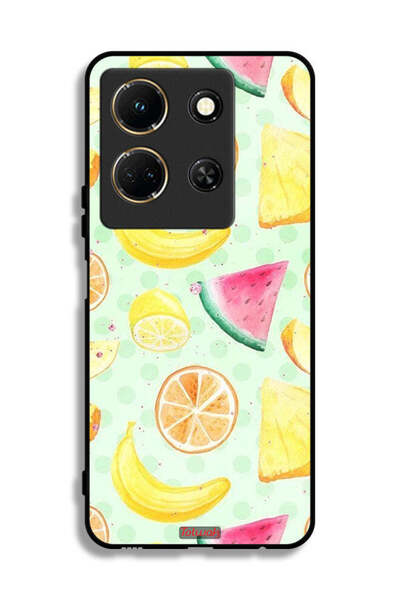 Tolwak غطاء حماية لهاتف إنفينيكس نوت 30 برسومات فواكه وألوان مائية