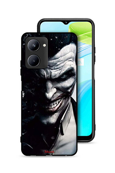 Tolwak غطاء حماية Realme C33 بتصميم نصف وجه الجوكر