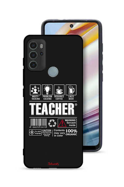 Tolwak غطاء حماية موتورولا موتو جي 60 إس - ملصق المعلم