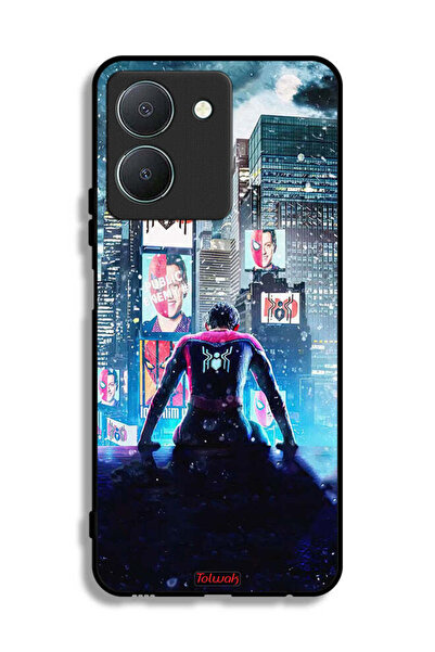 Tolwak غطاء حماية لجهاز Vivo Y36 5G بتصميم سبايدر مان