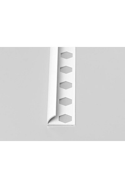 LANDBUILD TA001-WM-12H Matte White Twisted Decorative Corner 2.50m