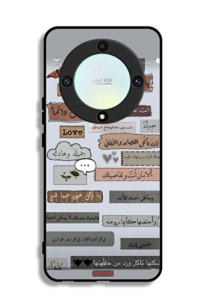 Tolwak غطاء حماية لهاتف Honor X9a بعبارات حب عربية