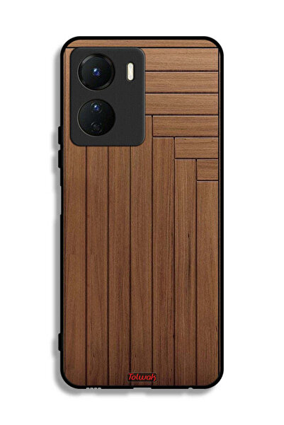 Tolwak غطاء حماية بنمط باب لهاتف Vivo Y16