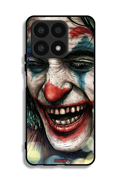 Tolwak غطاء حماية لهاتف Honor X8a بتصميم وجه الجوكر الضاحك