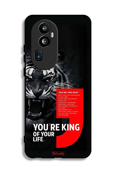 Tolwak جراب حماية لهاتف Oppo Reno10 Pro (الصين) أنت ملك حياتك