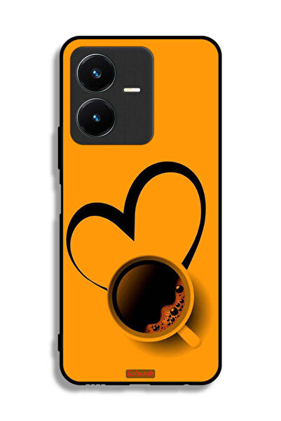 Tolwak Vivo Y22 Protective Case Cover Coffee Cup Art