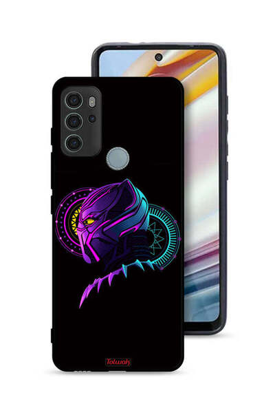 Tolwak غطاء حماية لهاتف موتورولا موتو جي 60 إس، رسم فني رقمي بسيط عالي الدقة