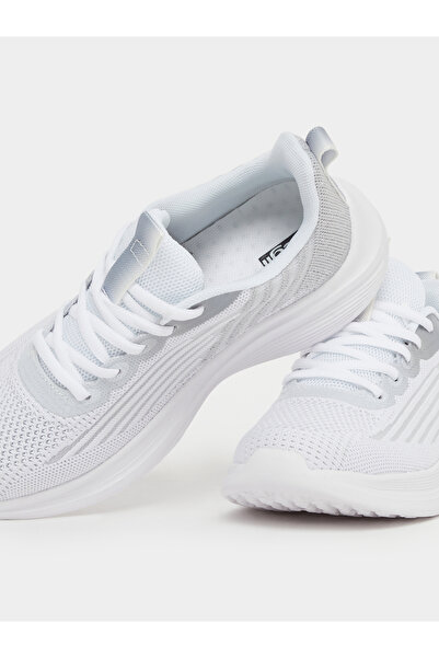 Styli Textured Mesh Lace Up Sneakers